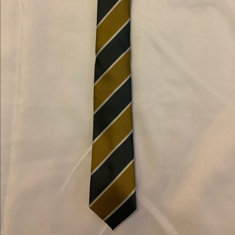 Sovereign Code Dark Gold Bright Navy Tie
